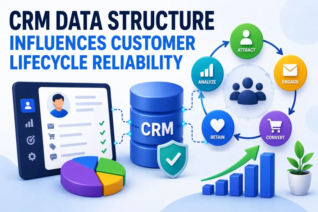 CRM data structure diagram improving lifecycle reliability