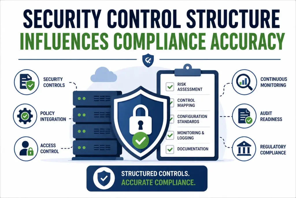 Security control structure improving compliance accuracy illustration