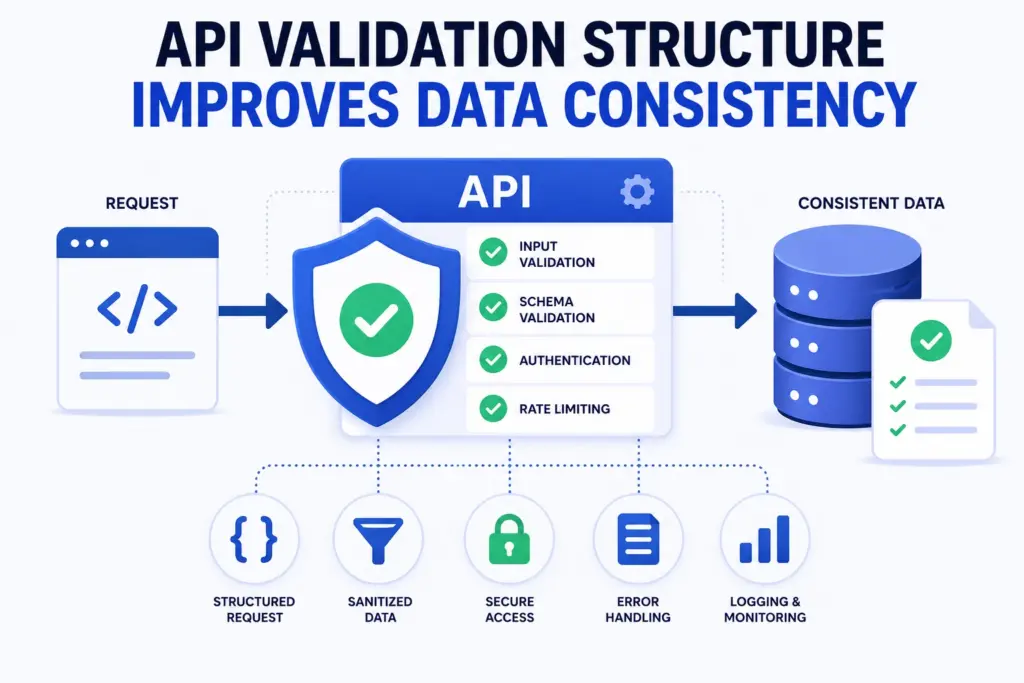 API validation structure improving data consistency illustration