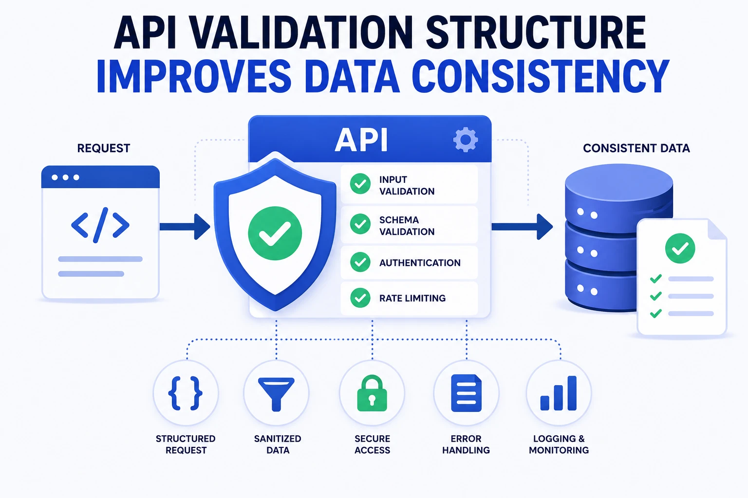API validation structure improving data consistency illustration
